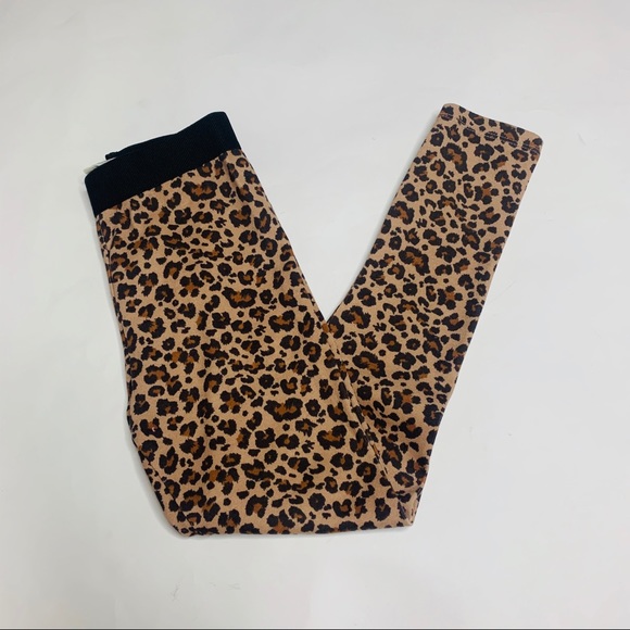 zara leopard print leggings